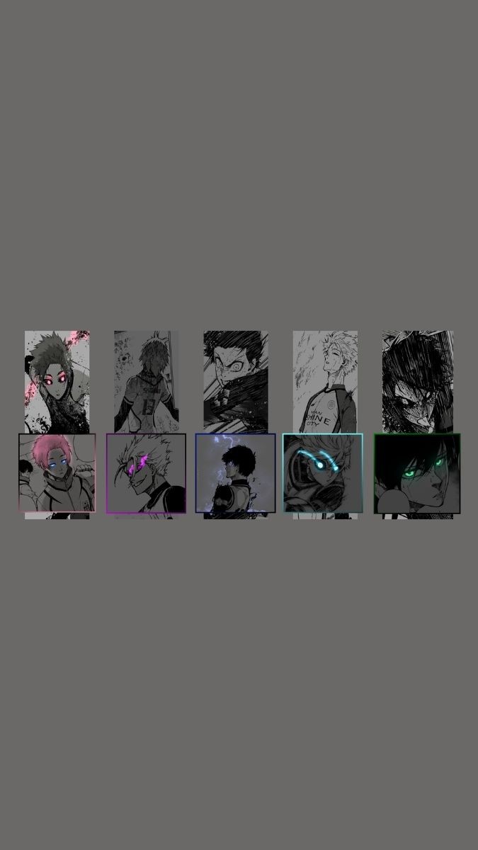 tải Ảnh Blue Lock trắng đen