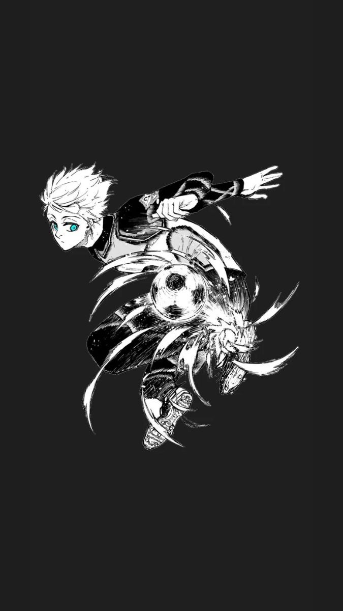 tải Ảnh Blue Lock trắng đen 4k