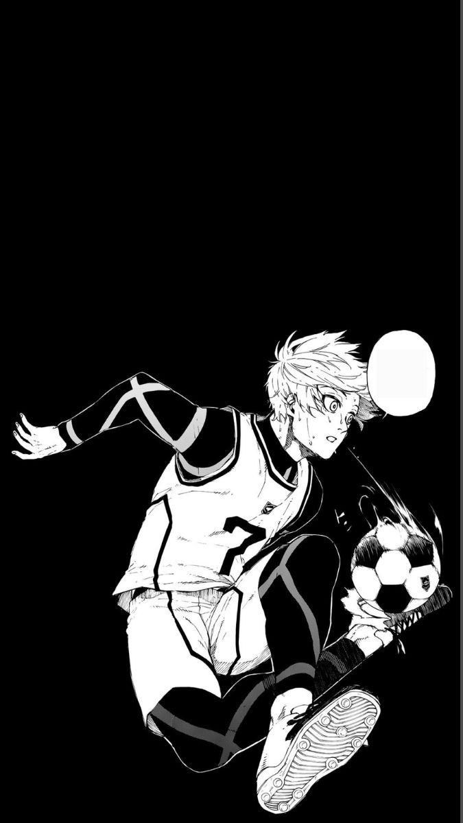 Ảnh Blue Lock trắng đen 4k đẹp