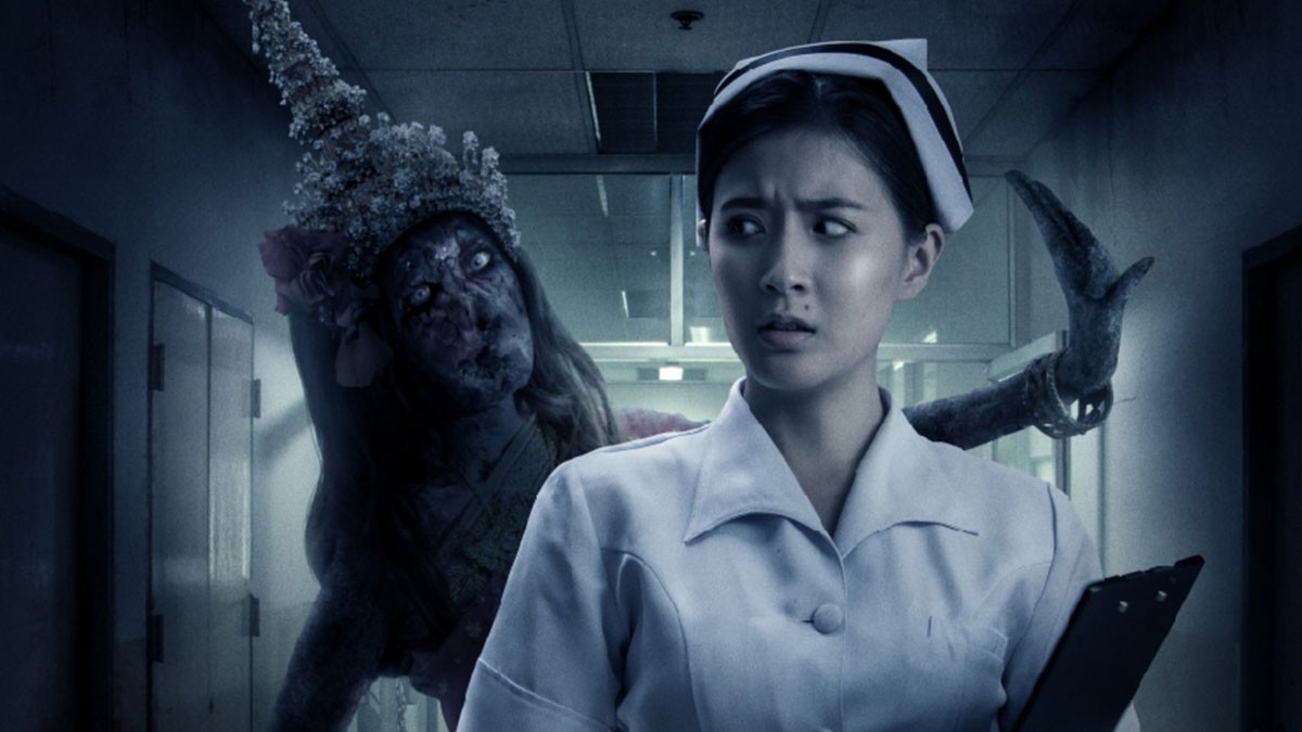 Một hồn ma Thái Lan với máu me trên trang phục