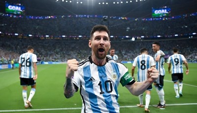 Ảnh nền Messi Argentina Full HD cho laptop