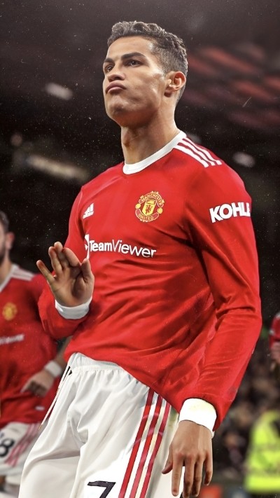 Ronaldo trong màu áo Manchester United