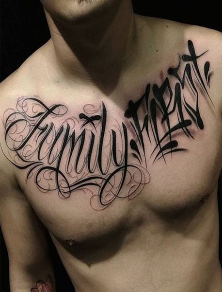 Sự nam tính và phong cách với hình xăm Family