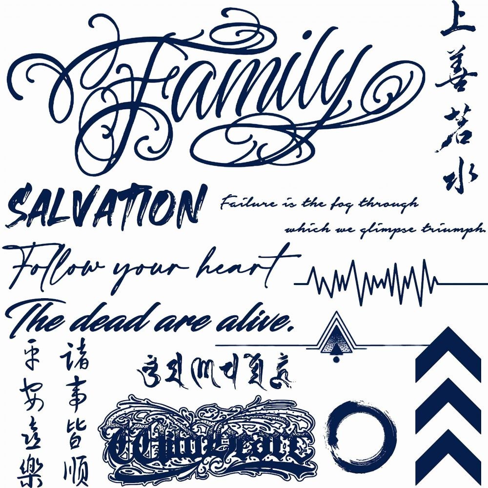 Hình xăm chữ với câu trích dẫn ý nghĩa thể hiện cá tính