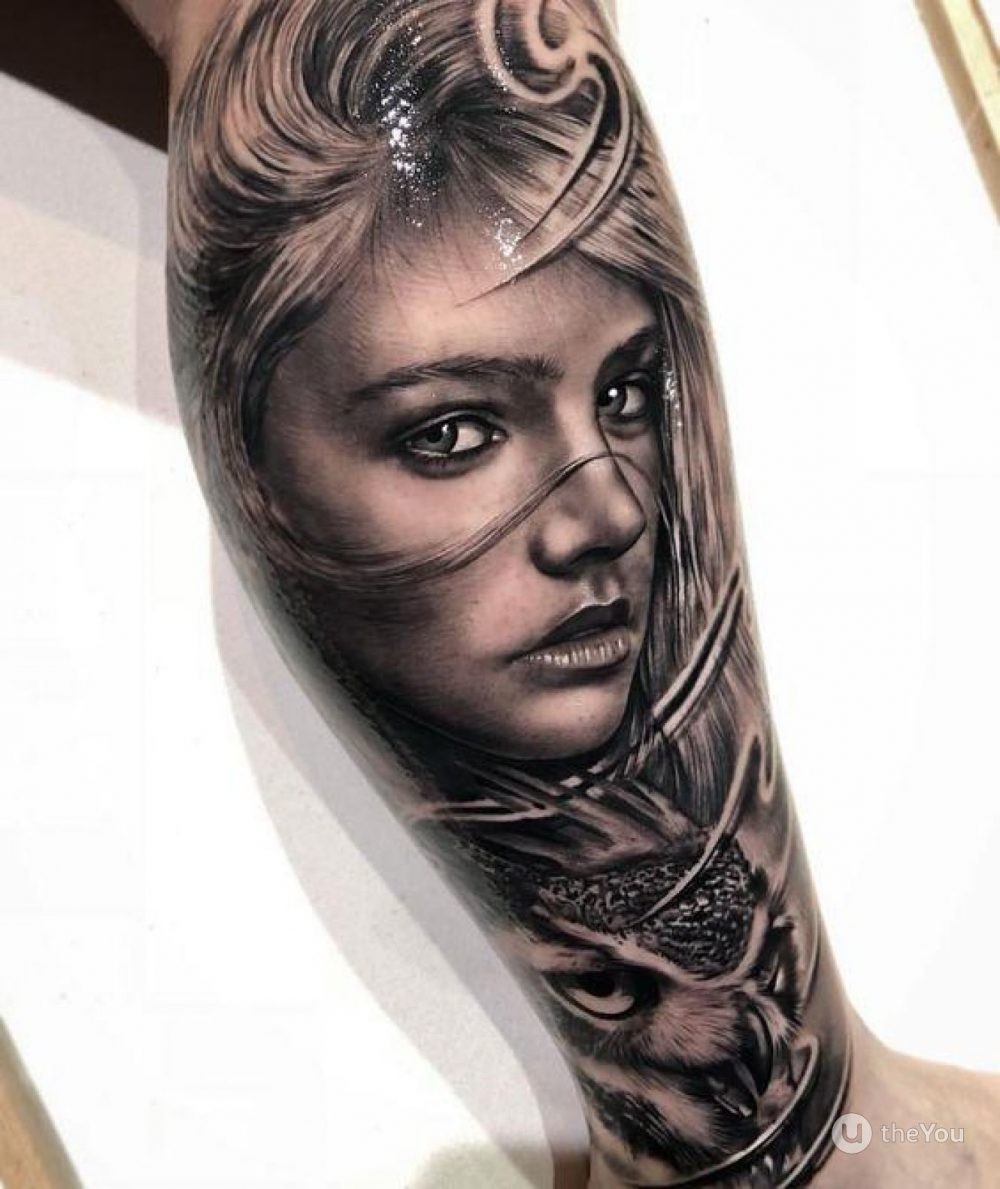 Hình xăm chân dung thể hiện tình cảm sâu sắc với người thân