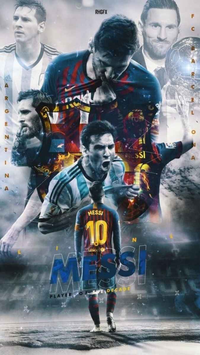 Hình nền Messi 4K đẹp cho điện thoại số 11
