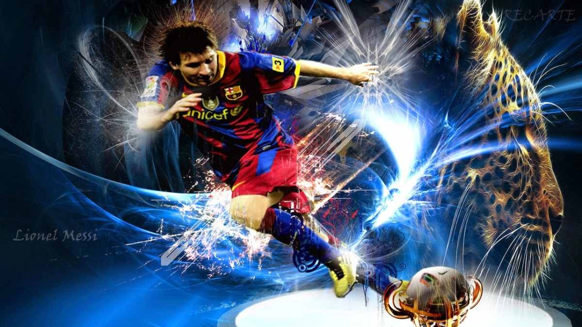 Hình nền thần thú và Messi