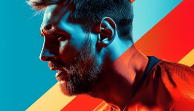 Messi 4K trang phục thi đấu
