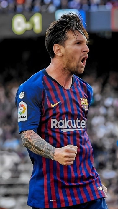 Messi trong màu áo Barcelona