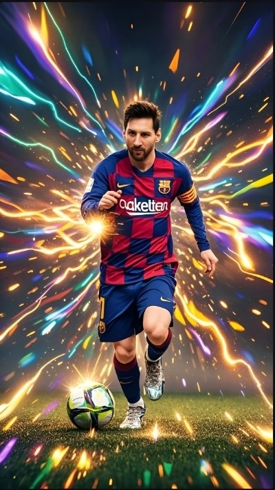 Messi với phong cách siêu đẹp