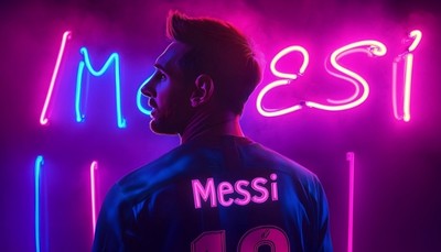 Messi trong trang phục Argentina