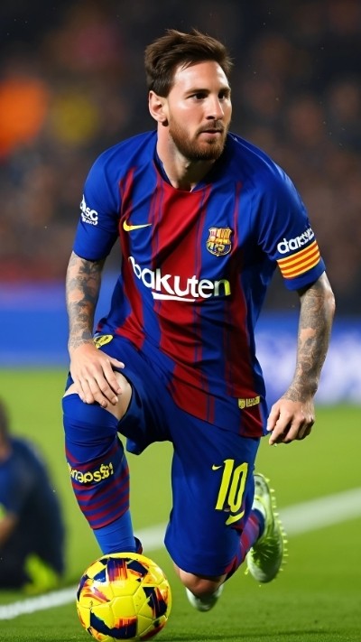 Messi khoác áo Barcelona