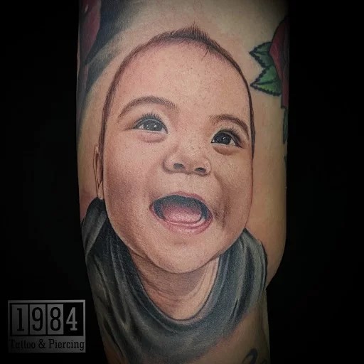 Hình xăm family chân dung thể hiện bởi nghệ sĩ xăm tài ba