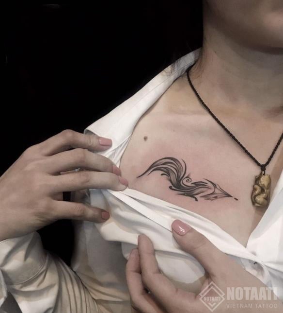 Thiết kế hình xăm hồ ly độc đáo và đầy tính nghệ thuật