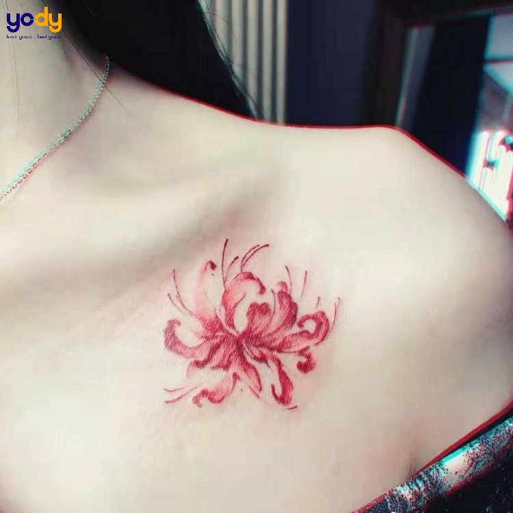 Hình xăm hoa bỉ ngạn