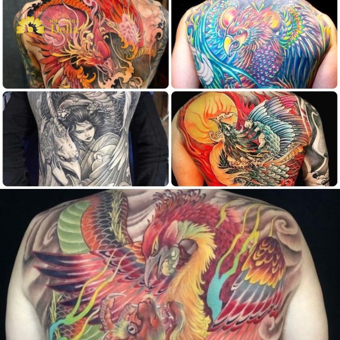 Hình xăm rồng phượng về tình yêu đích thực