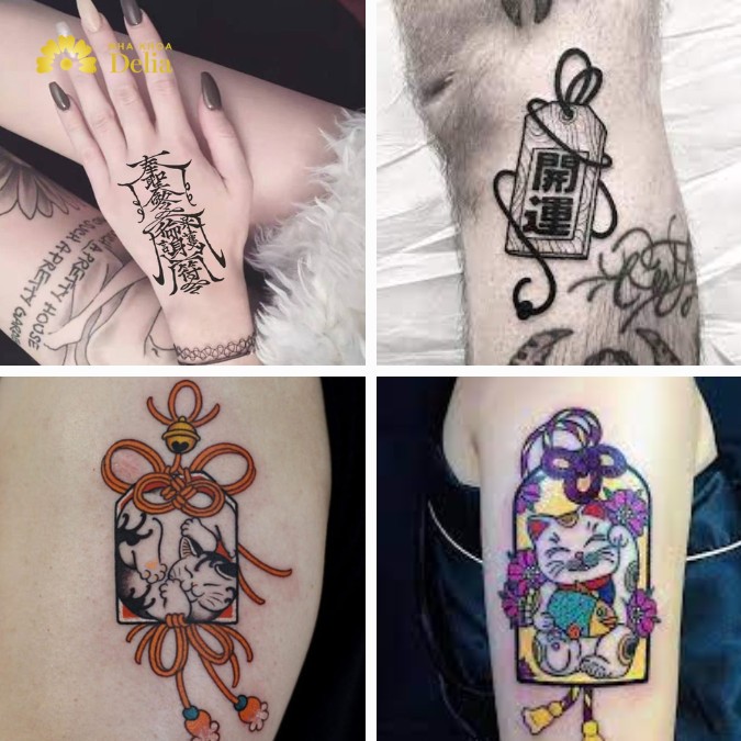 Hình xăm bùa hộ mệnh đẹp giúp cầu bình an