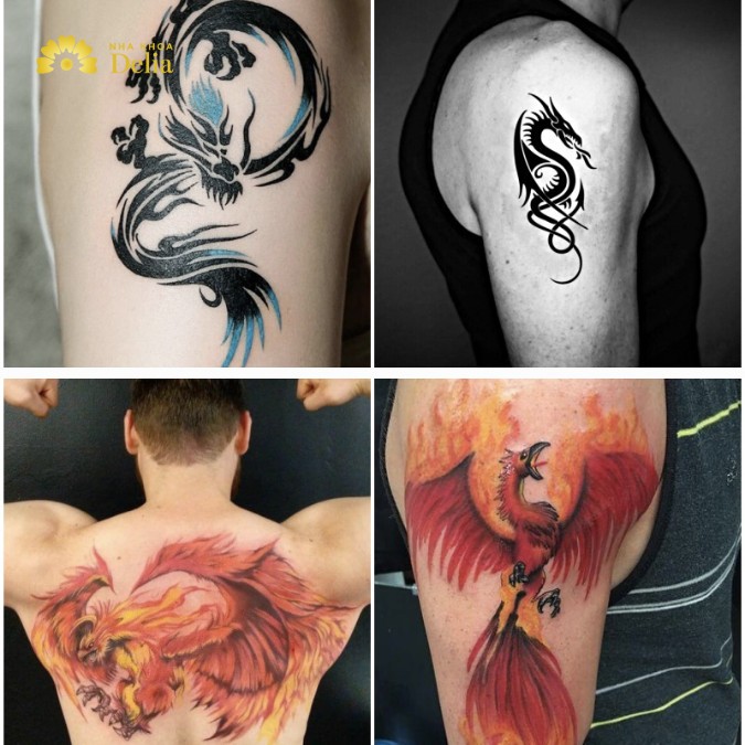 Hình xăm thể hiện sự mạnh mẽ cho nam