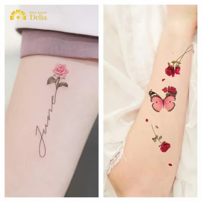 Hình xăm về tình yêu huyền bí, sự đam mê