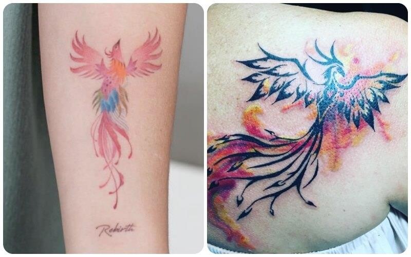 Hình xăm phượng hoàng hợp tuổi nào, mệnh nào
