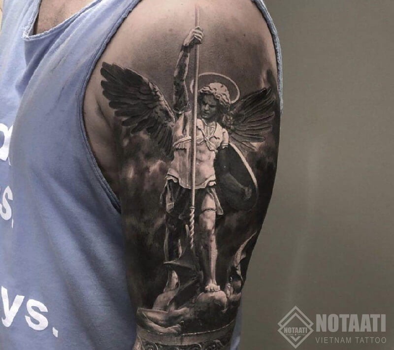 Hình xăm thiên thần và ác quỷ