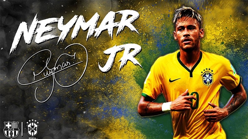 Neymar thể hiện sự tự tin và phong thái của một ngôi sao