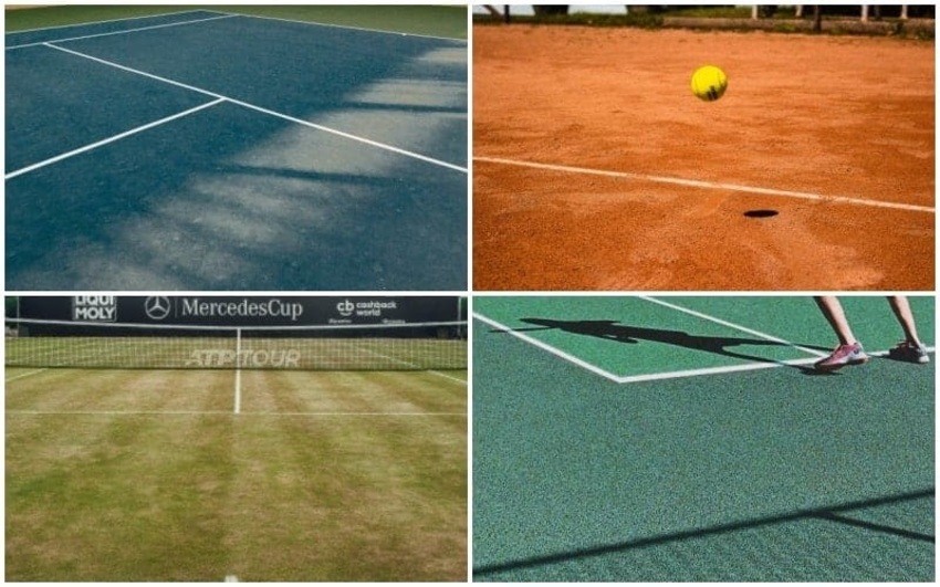 Sân Tennis có 4 loại sân là sân cứng, sân đất nền, sân thảm và sân cỏ (Nguồn: Internet)