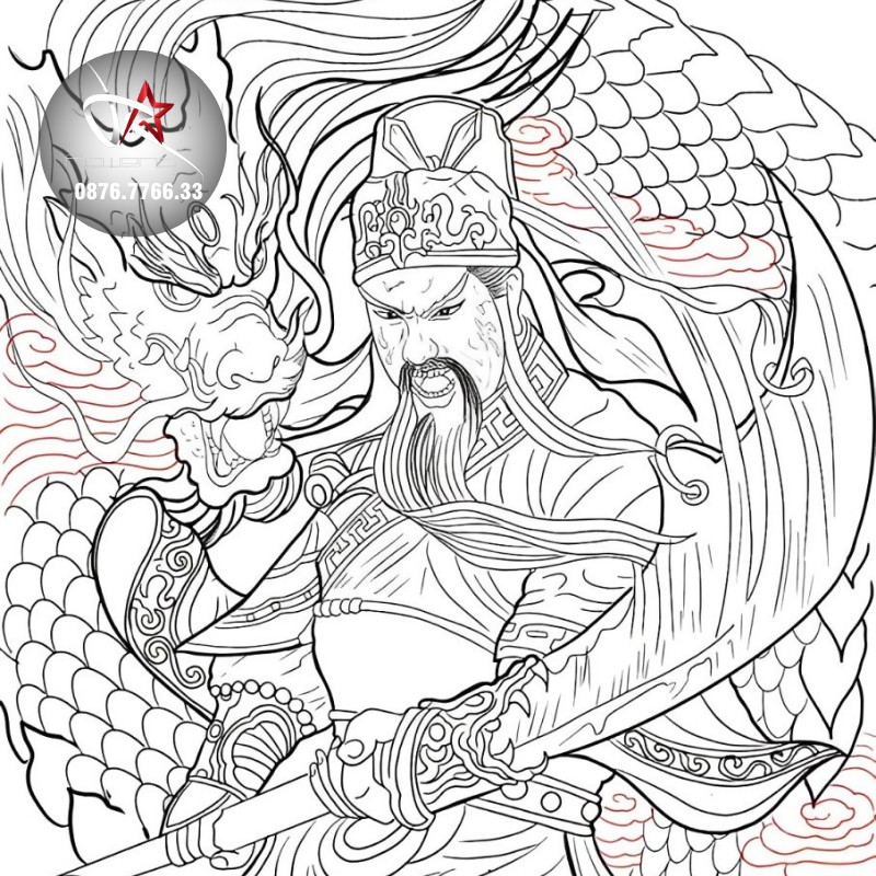 Hình ảnh minh họa sự e ngại của nhiều người khi nhắc đến hình xăm Quan Công