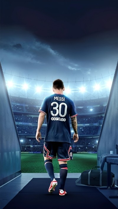 Wallpaper Messi PSG đẹp
