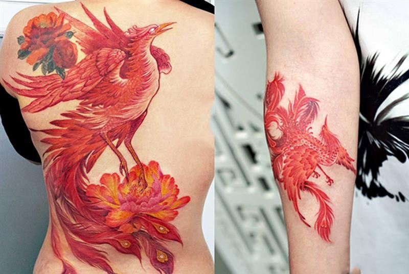 Ý nghĩa của hình xăm phượng hoàng lửa
