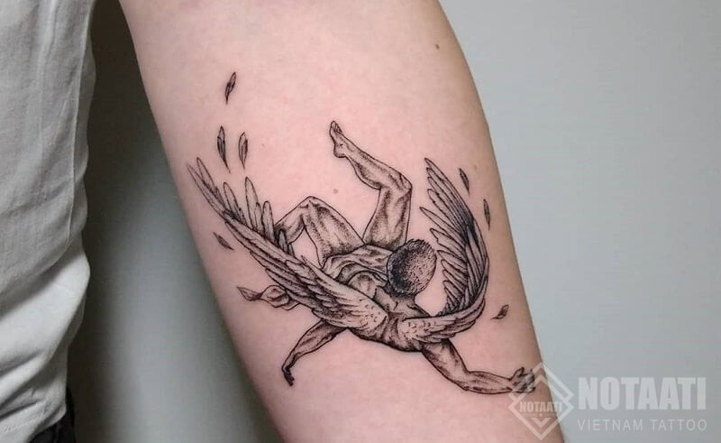 Ý Nghĩa Sâu Sắc Của Hình Xăm Thiên Thần: Biểu Tượng Của Niềm Tin, Bảo Vệ Và Tình Yêu 13 y nghia hinh xam thien than sa nga co canh 2