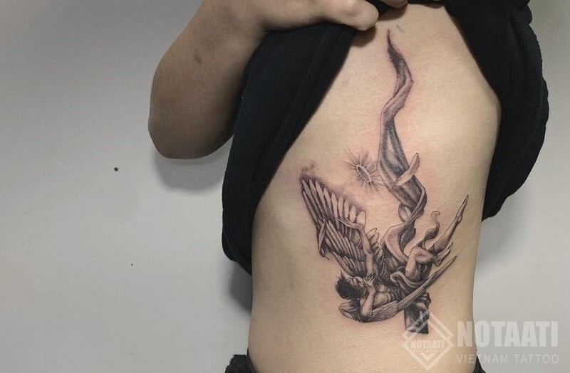 Ý nghĩa hình xăm thiên thần sa ngã có cánh