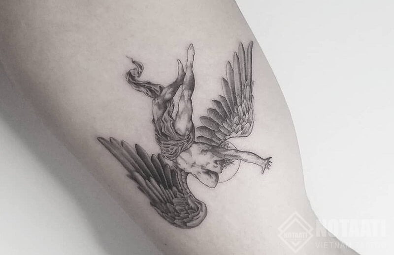 Ý nghĩa hình xăm thiên thần sa ngã có cánh