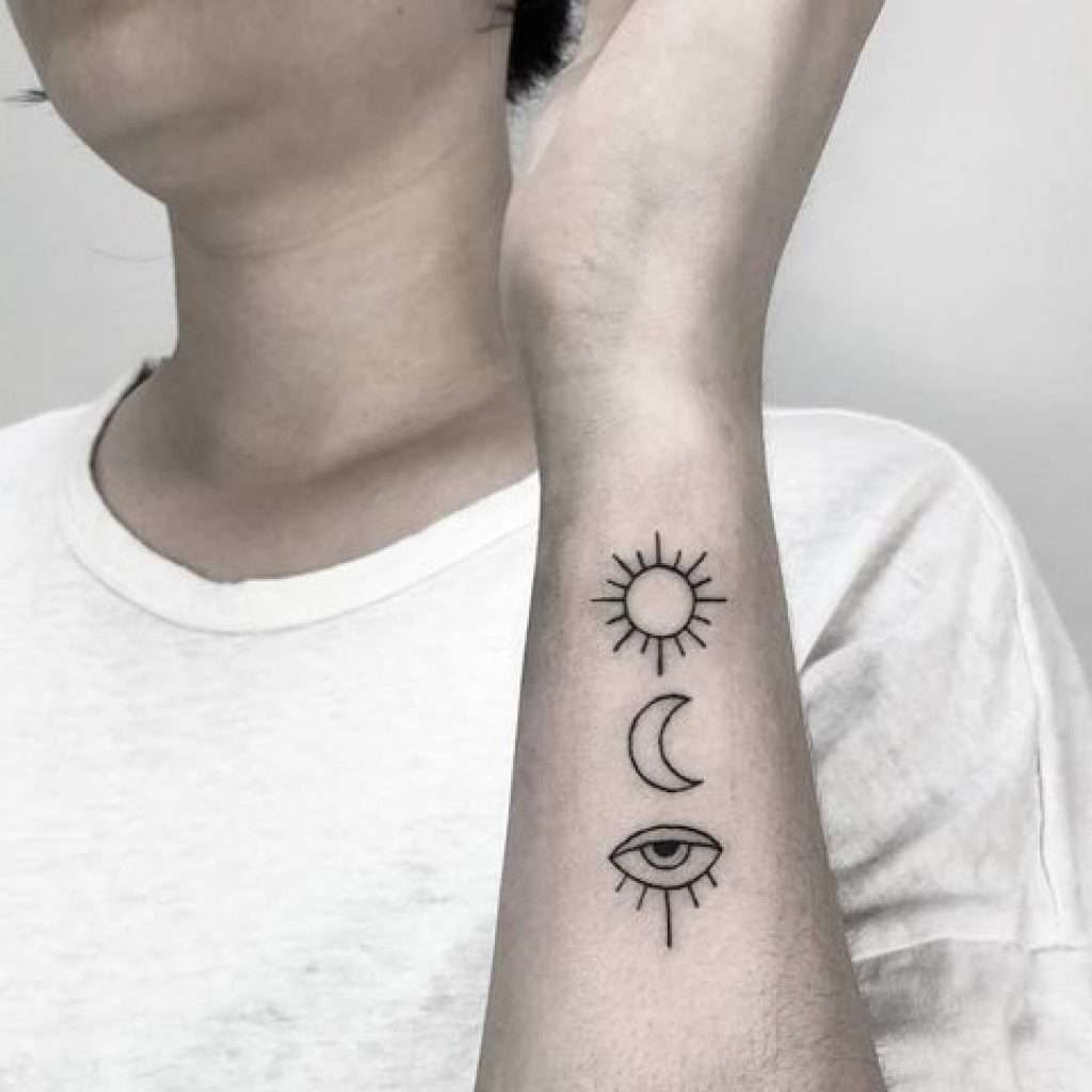 Nghệ thuật xăm hình mắt thần Horus tinh xảo