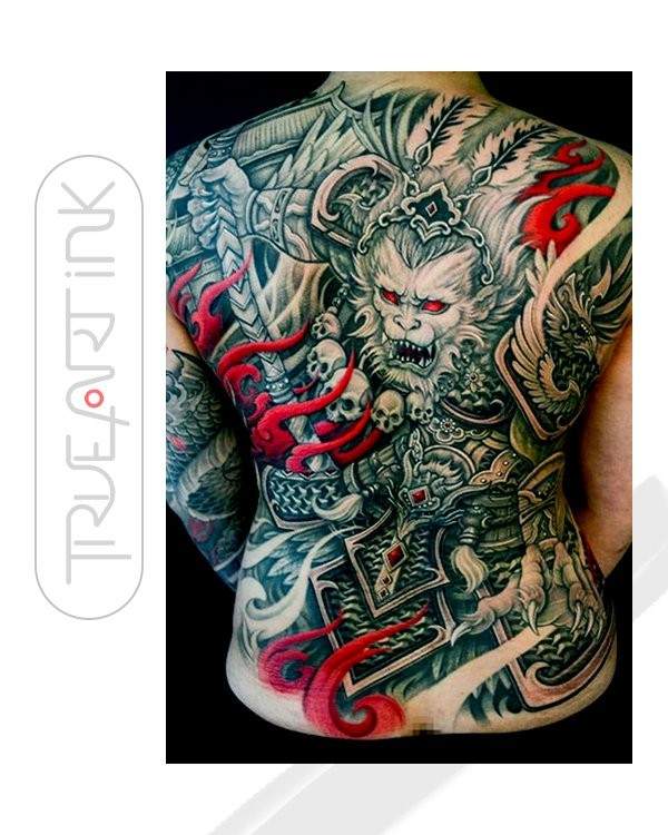 Tôn Ngộ Không với biểu cảm mạnh mẽ và quyết đoán