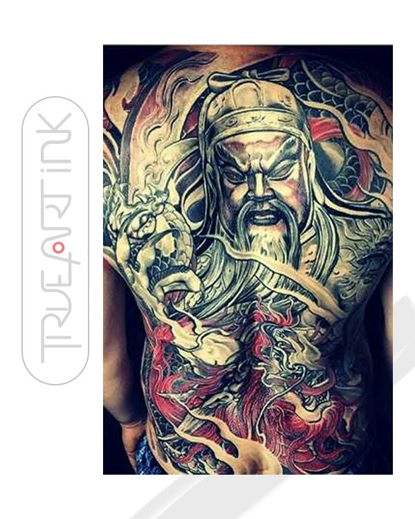 Những mẫu hình xăm Ngũ Hổ Tướng ấn tượng