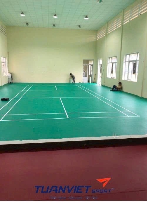 Sân cầu lông đa năng sau khi bàn giao