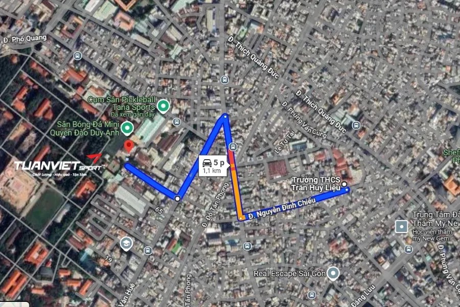 Sân cầu lông Đào Duy Anh - Sân cầu lông quận Phú Nhuận