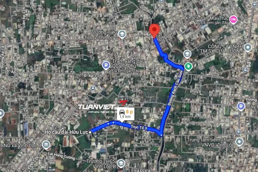 Sân cầu lông Lâm Hiếu - Sân cầu lông Huyện Bình Chánh