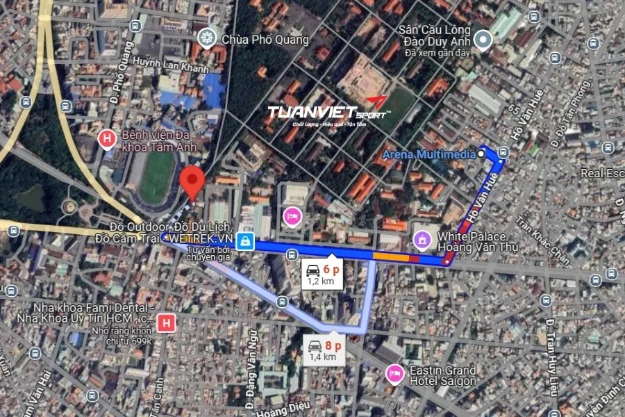 Sân cầu lông Quân Khu 7 - Sân cầu lông quận Phú Nhuận