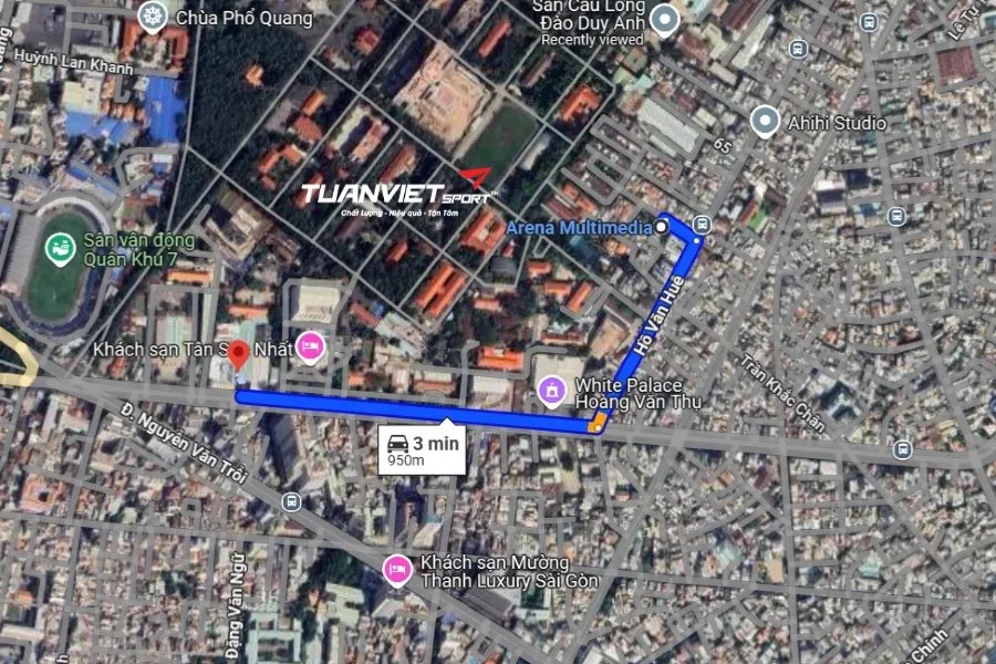 Sân cầu lông The B Hoàng Văn Thụ - Badminton & Pickleball - Sân cầu lông quận Phú Nhuận