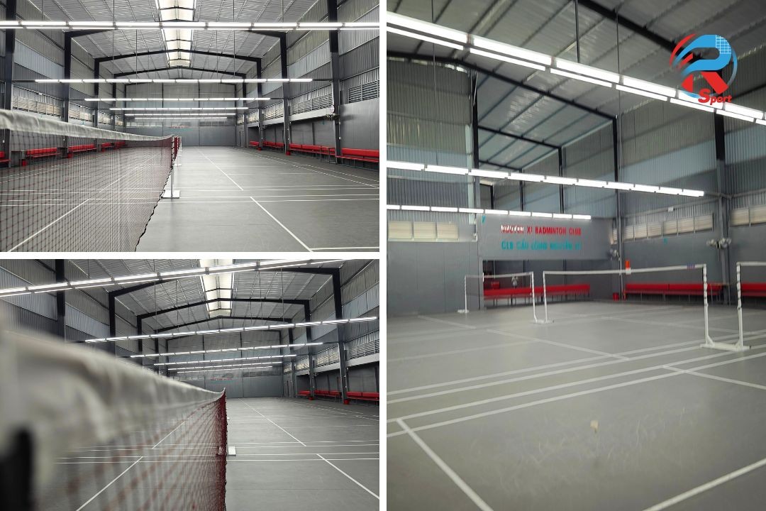 Cảnh quan sân cầu lông R Sport