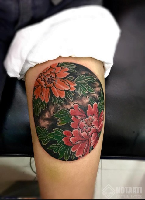 Vẻ đẹp rực rỡ của hoa mẫu đơn.