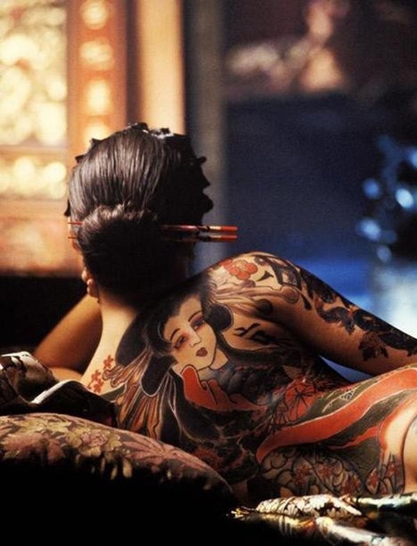 Những mẫu hình xăm Geisha nghệ thuật