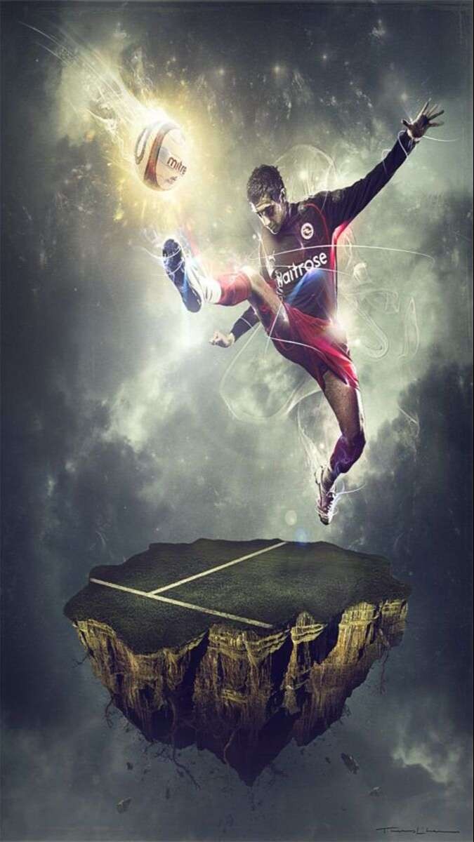 Một sân bóng đá 3D với kiến trúc phức tạp và các chi tiết được tái hiện sống động