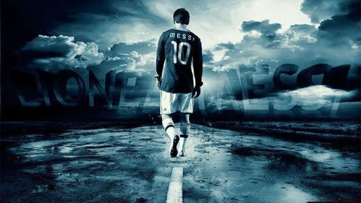 Hình nền Messi cúi đầu