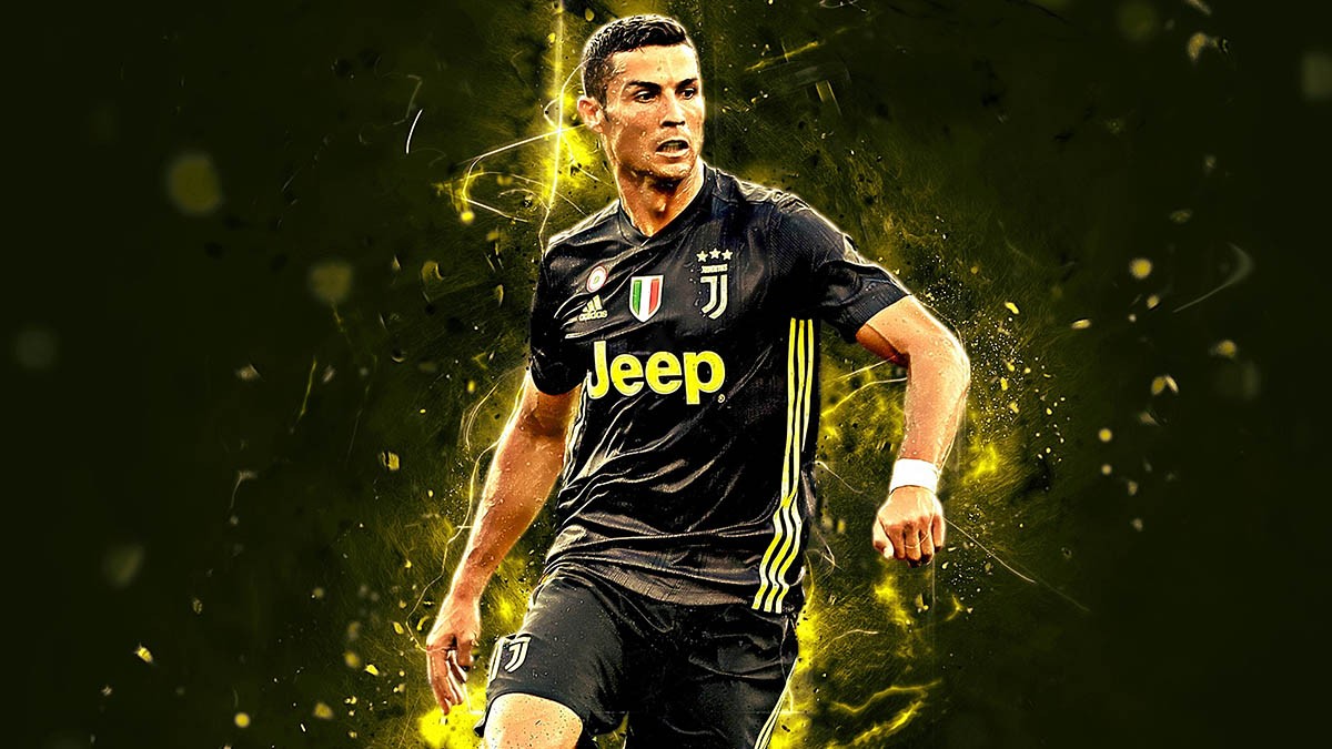 Ronaldo với biểu cảm đầy mạnh mẽ