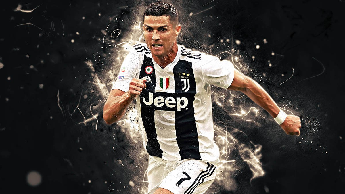 Hình ảnh Ronaldo trong trang phục thi đấu