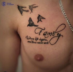 Gợi ý những hình xăm ý nghĩa về gia đình cho nam