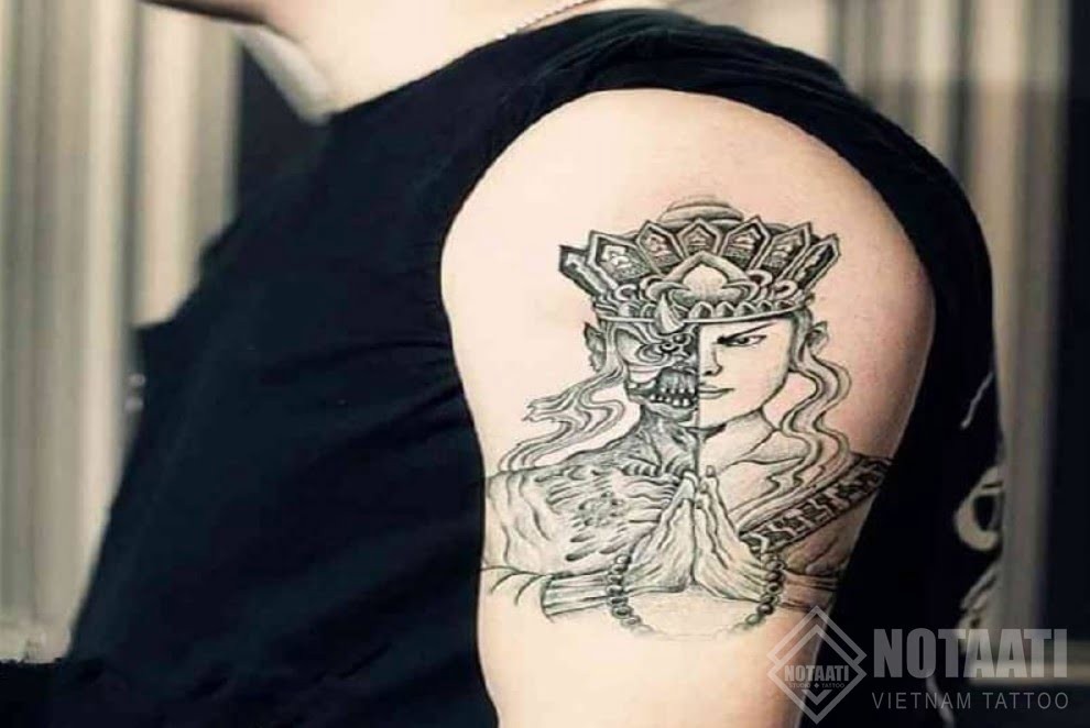 Hình xăm nửa Phật nửa Quỷ có ý nghĩa gì về tín ngưỡng?